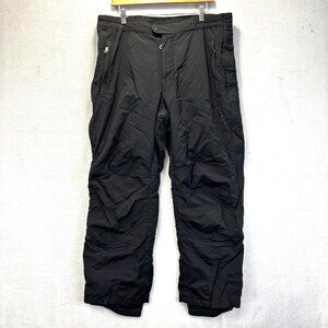 Vintage Y2K Obermeyer Nylon Snow Pants Mens XL Black Insulated Ski 2000s‎